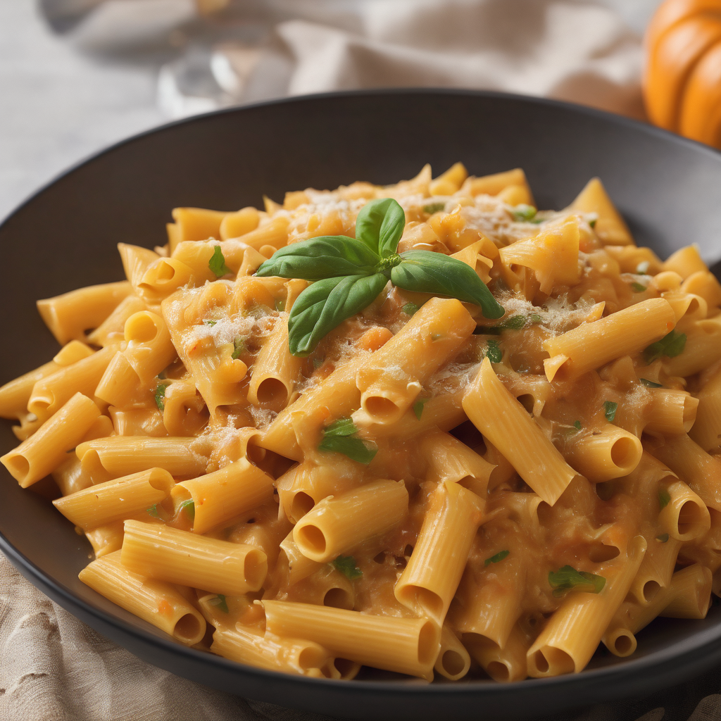 Extra Cheesy Pumpkin Pasta